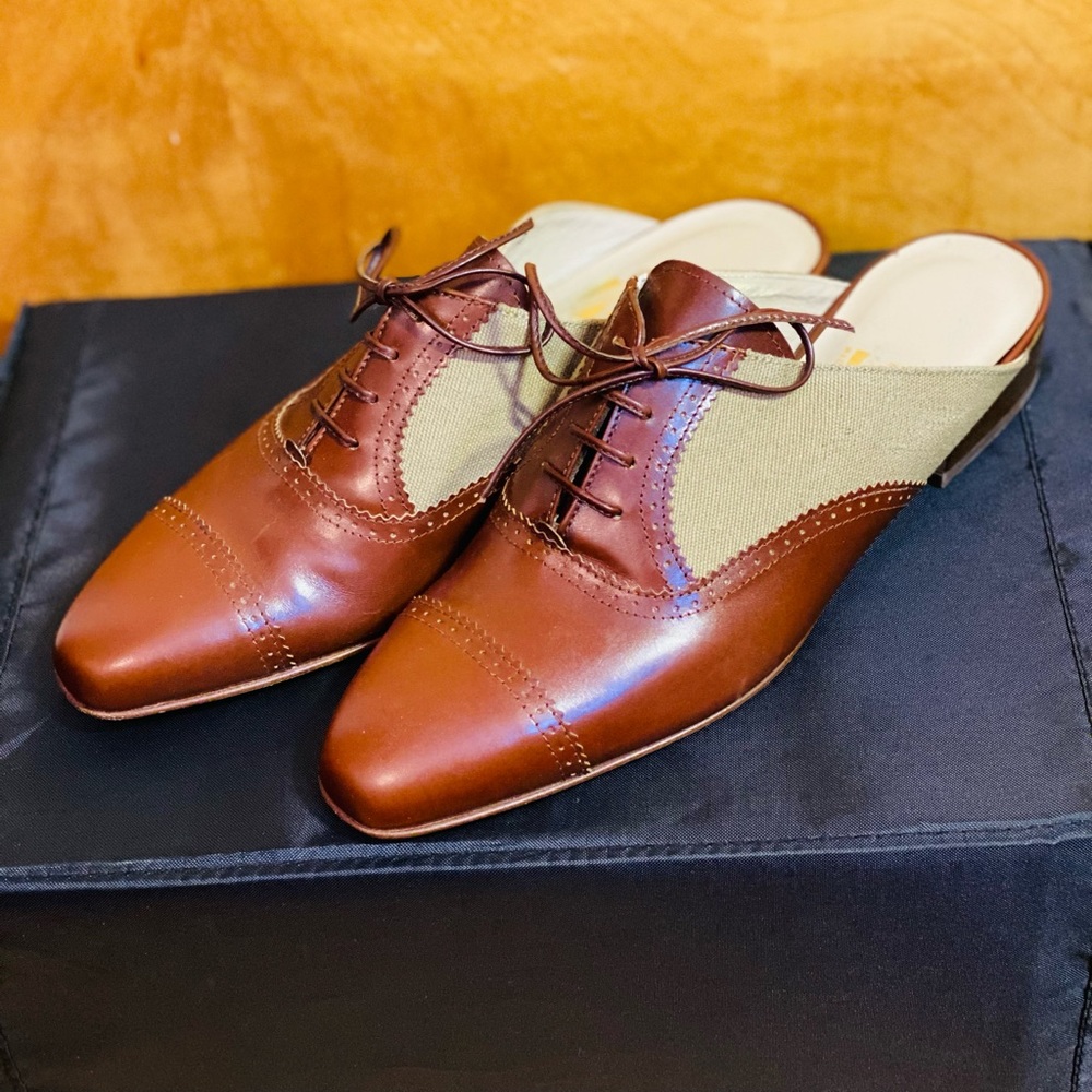 Salvatore Ferragamo slip ons derby style